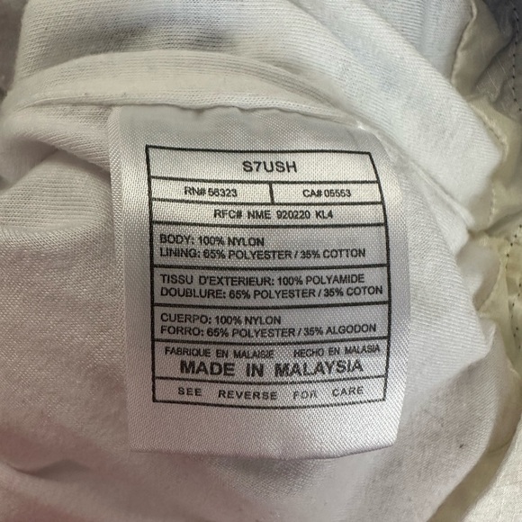 Vintage Nike Womens Windbreaker Zipper Front 80s‎ 90s Size Small Blue White - Picture 9 of 10